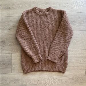 Cozy Tan Crewneck Sweater for Men